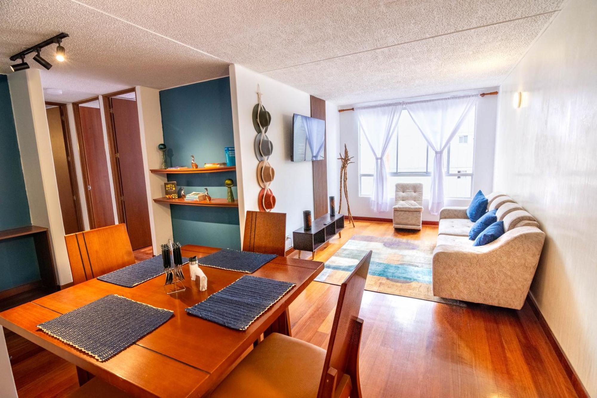 City Escape, Brand New Flat With Wooden Accent In Upper Class Neighborhood In Bogota Luaran gambar